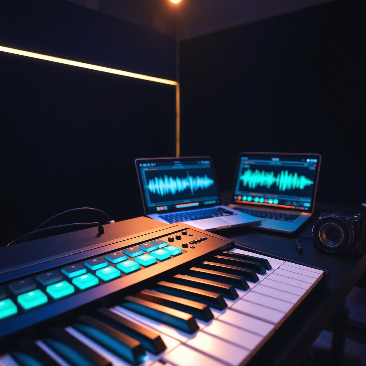 Modern zenei stúdió