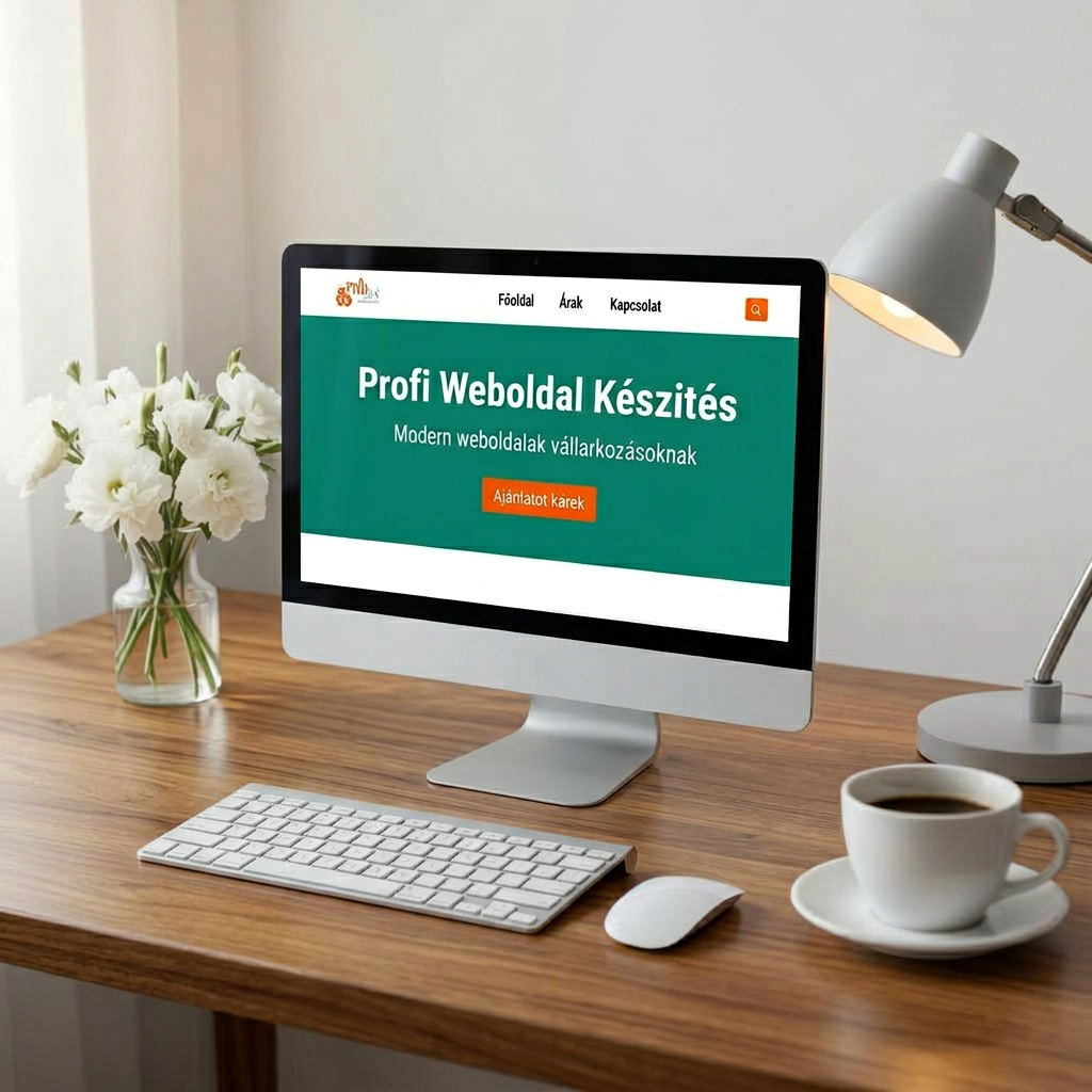 Weblapkészítés laptopon